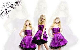 Taylor Swift Purple Dress Wallpaper Desktop