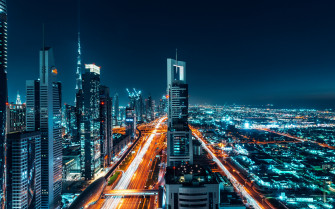 Wallpaper Dubai City Buildings Cityscape