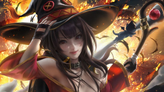 Megumin Konosuba 4k Wallpaper