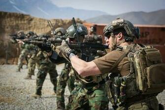 Special Forces Soldiers Attached To Combined Joint