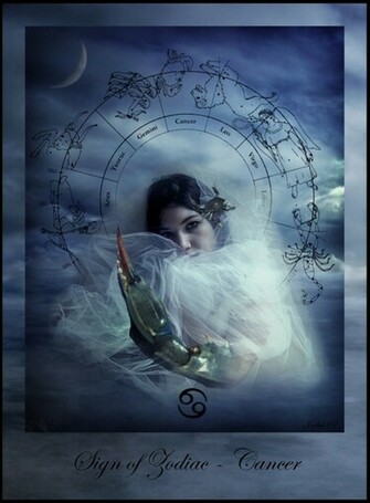 Sign Of Zodiac Cancer By Iribel