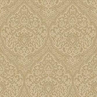 Gold And Beige Framed Damask Wallpaper Wall Sticker Outlet