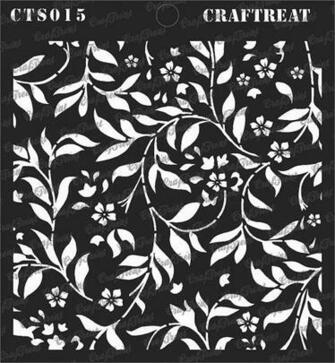 Craftreat Flourish Background Stencil X6 Amazon In Home Kitchen