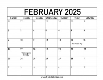 February Calendar With National Holidays Pik Psd Wallpaper