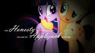 Honesty Applejack Of My Eye Desktop Wallpaper By
