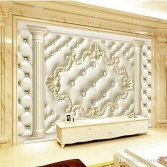 Soft Roll Classical Background 3d Wall Paper Baby Room Mural Rolls