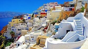 Santorini Wallpaper Image