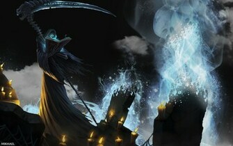 Karthus Wallpaper By Mikhaelangello