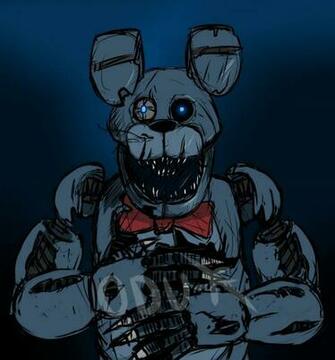 Nightmare Bonnie Drawing Realistic Skill