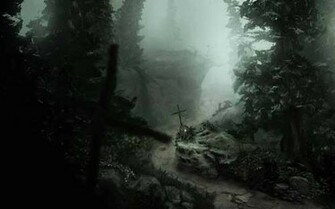 Spooky Forest Halloween Wallpaper