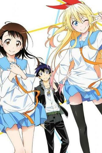 Raku Ichijo Chitoge Kirisaki iPhone Wallpaper Kosaki Onodera