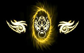 Black Wallpaper Yellow And