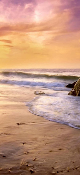 iPhone Xs Malibu Background Wallpaper