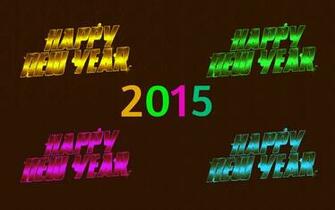 Happy New Year Widescreen Wallpaper