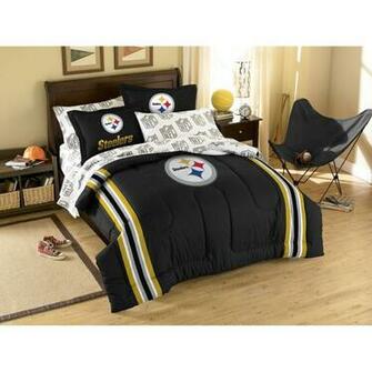 Pittsburgh Steelers Twin Full Comforter And Sham