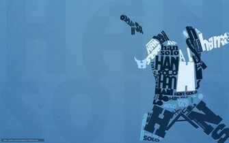 Wallpaper Han Solo Printing House Letters English