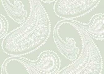 Wallpaper Paste The Wal Products White Paisley Delicate