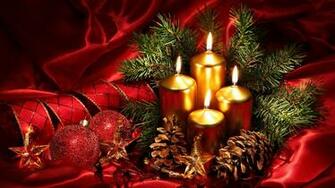 Scary Christmas Wallpaper Candles HD