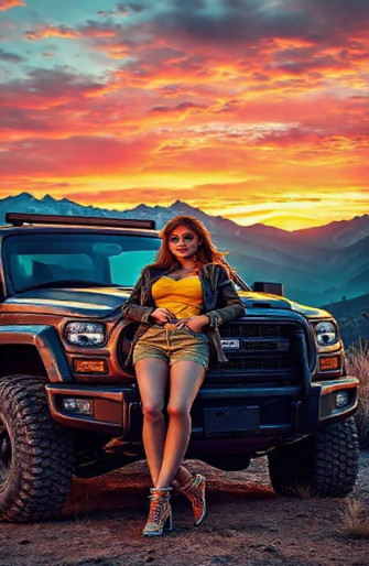 Girls And Trucks Wallpaper