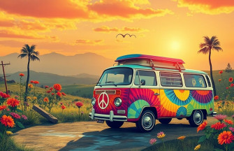 Vintage Hippie Aesthetic Wallpaper