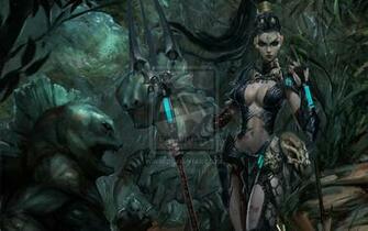 Nidalee Art Splash Idea By Reyard