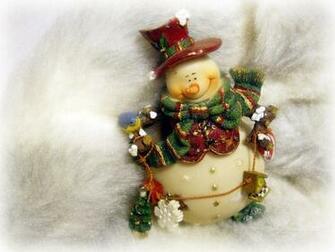 Snowmen Christmas Wallpaper