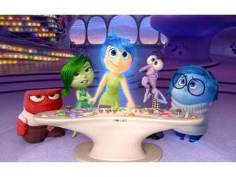 Inside Out Anger Disgust Joy Fear Sadness Wallpaper