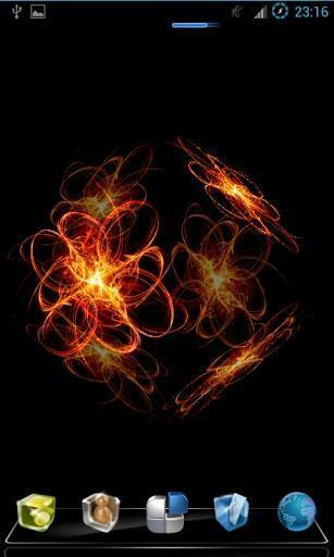 Put This Live Wallpaper 3d Of Fire Galaxy On Your Android Phone And