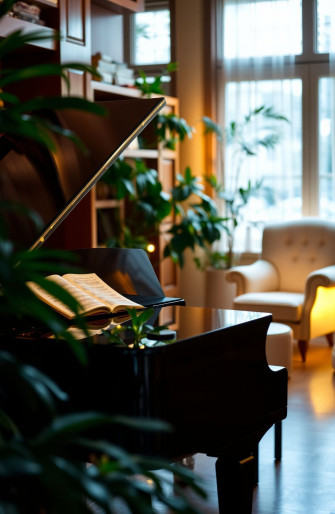 Grand Piano Wallpaper