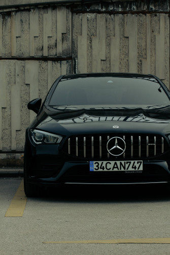 Shiny Black Mercedes Amg iPhone Wallpaper