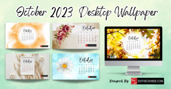 October Calendar Desktop Wallpaper Entheosweb