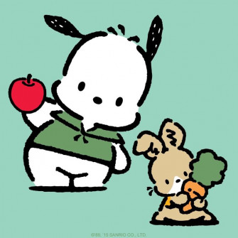 Pochacco Hello Kitty Art Characters