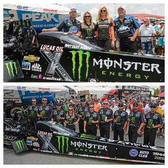 John Force And Drag Racing Family Wallpaper Of