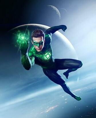 Green Lantern 3d Superhero Mask Costumes Flying Planet HD