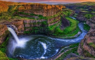 Waterfalls Landscape Nature New HD Wallpaper