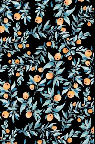 Orange Tree Casetify iPhone Art Design Fruit Floral