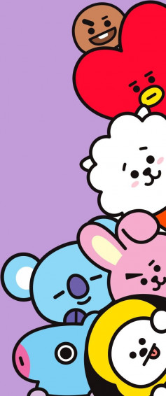 Loki Maleficent On Bt21 Bts Drawings Wallpaper