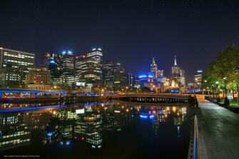 Miami Night Skyline Wallpaper