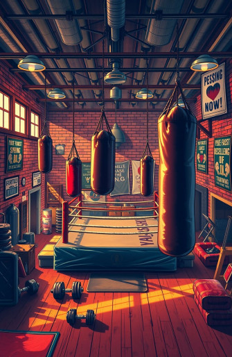 Boxing Gym Wallpaper