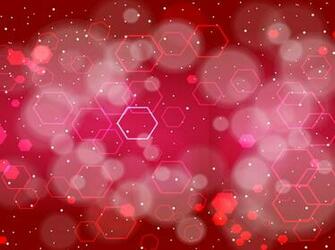 Red Hexagon Background Hexagons