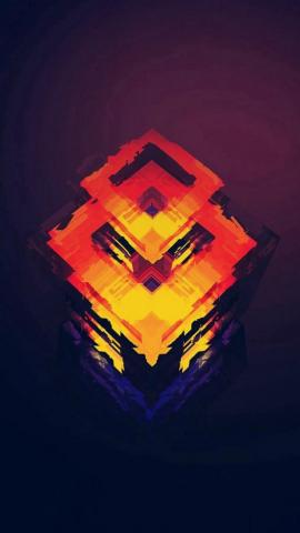 Abstract Digital Graphic Art Illust iPhone 5s Wallpaper MkbHD