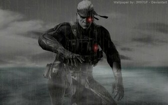 Solid Snake Old Desktop Wallpaper By Jm97gf