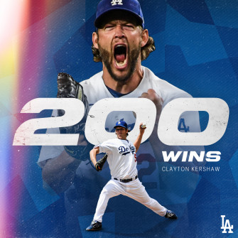 Los Angeles Dodgers On Legend Congratulations Clayton