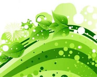 Tel N De Fondo Hojas Verdes Vector Descargar Vectores