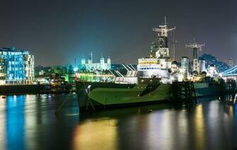 Wallpaper Pier C35 The Type Town Hms Belfast