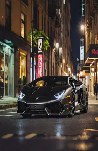 Black Lamborghini Wallpaper
