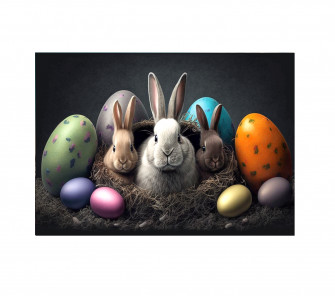 Easter Bunnies Edible Prints By B
