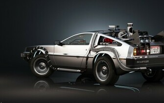 Cars Back To The Future Delorean Dmc12 Wallpaper Art HD