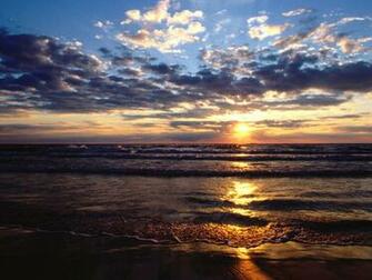 Glory Lake Michigan Postcard Evening Wallpaper