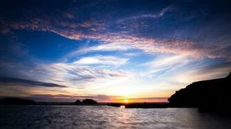 Wide Nature Sunset HD Wallpaper New